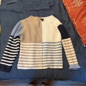 Tribal Multicolor Striped Sweater